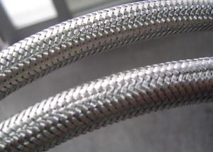 Flexible Conduit Braided Stainless Steel Tubing , Stainless Steel Braided Hose