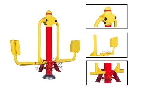 China good quality cheap manufacturer of galvanized outdoor fitness trainer leg press