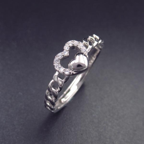 Чистые 925 белых колец стерлингового серебра регулируемых с пресноводным жемчугом