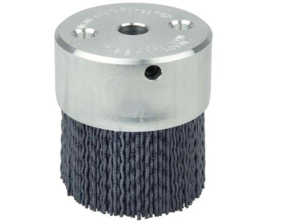 Metal Base Abrasive Filament Burr Maximum Density Miniature Disc Brush