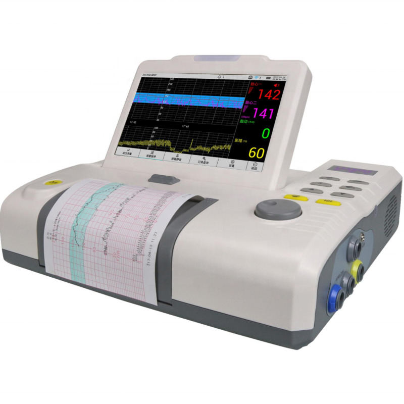 Durable Necessary Hospital Pregnant Women NST Cardiotocography Machine Ctg Machine Maternal Fetal Monitor For Baby Heartbeat