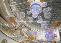 bola reflexiva inflable del globo del espejo del diámetro de los 2.5m/de la plata de la decoración de los acontecimientos