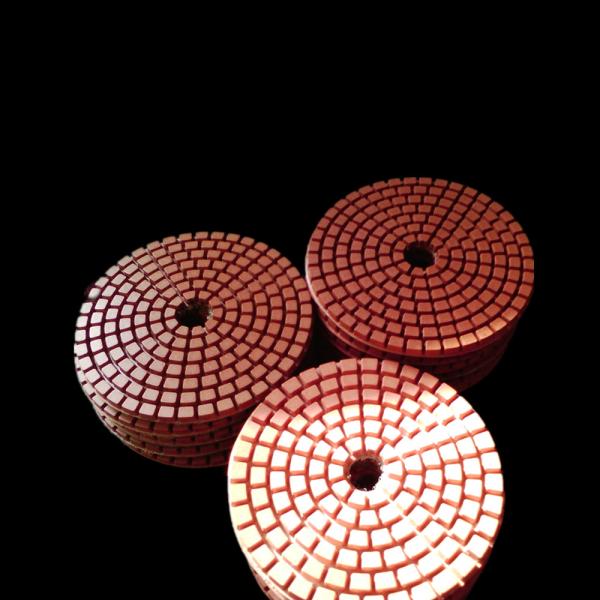 2mm Tile Polishing Disc Velcro Cloth Stone Grinding Pads
