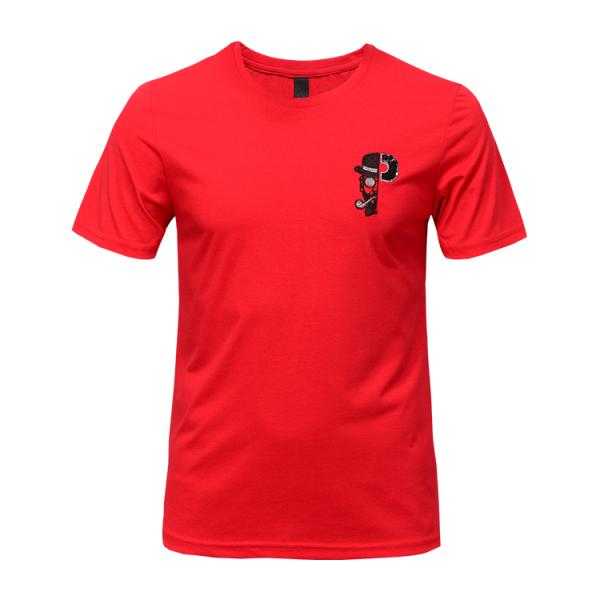 Round Neck Mens Sports T Shirts ,  Multicolor Male T Shirt Casual Style