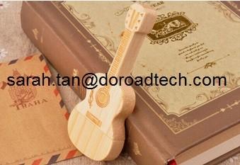 USB Flash Drive Wooden Guitar Pen Drive Maple Wood Pendrive Memory Sticks