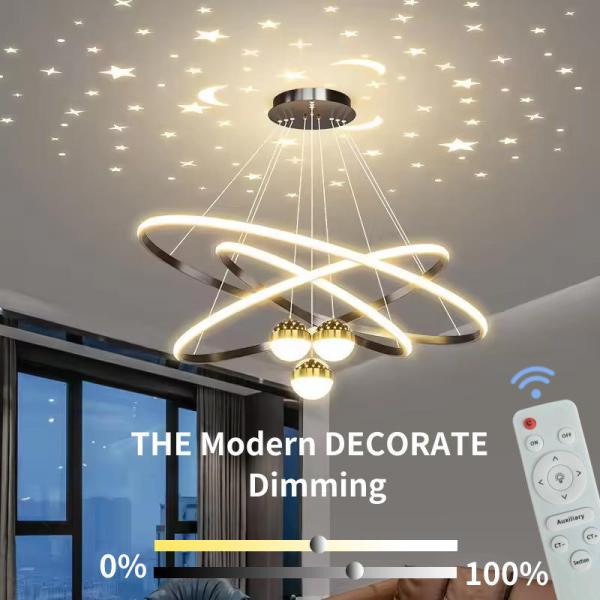 Home Decor Ceiling Hanging Lamp , Nordic Luxury LED Chandelier Pendant Light For Restaurant