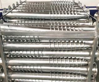 18 inch Galvanized Ground Screw Pile Screw Foundation Anchors 600-3500mm Length