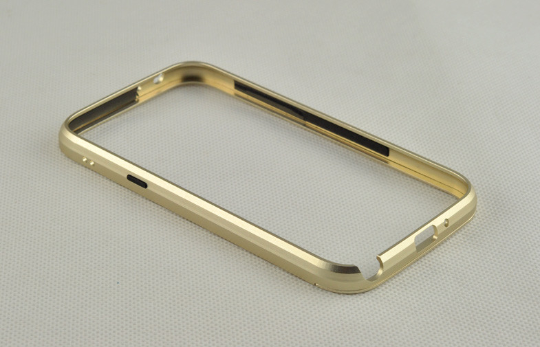 Light Yellow Aluminum Bumper Protective Case For Galaxy Note 2