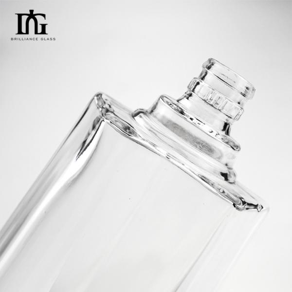 High White Screen Pringting Glass Bottle for Vodka Liquor Wine 375ml 500ml 700ml 1000ml