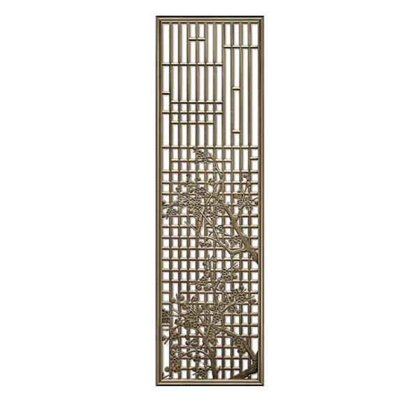 Neoclassical Postmodern Living Room Partition Screen Stainless Steel Decorative