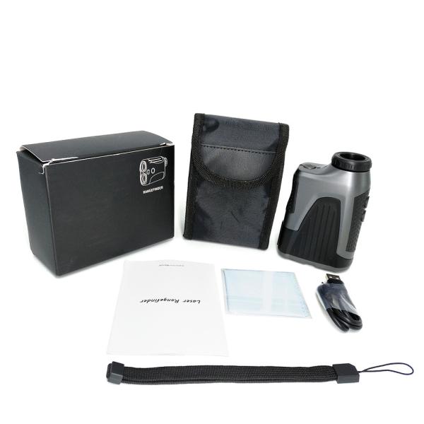 1000 перезаряжаемые дворов дальномера гольфа лазера 6x25 с вибрацией