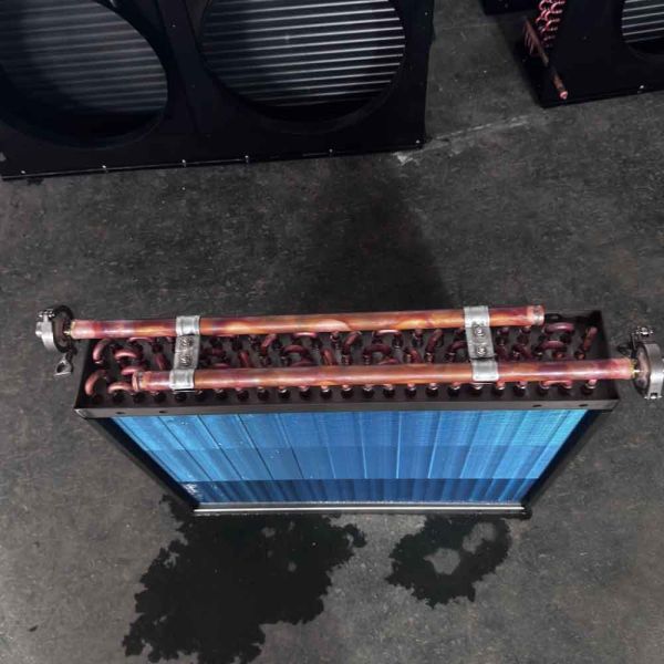 Factory Wholesales Price OEM Air Cooled Aluminum Copper Finned Tube Refrigeration High Performance Condenser Heat Exchanger 1
