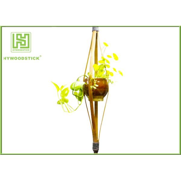 Standing Outdoor Durable Bamboo Flower Pots Garden Shelves For Home