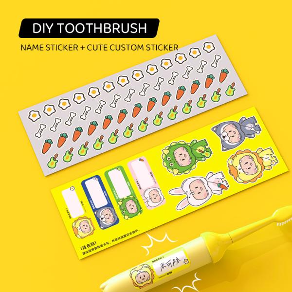Waterproof Electric Toothbrush Rechargeable For Kids IPX7 Waterproof  With 2 Minute Timer