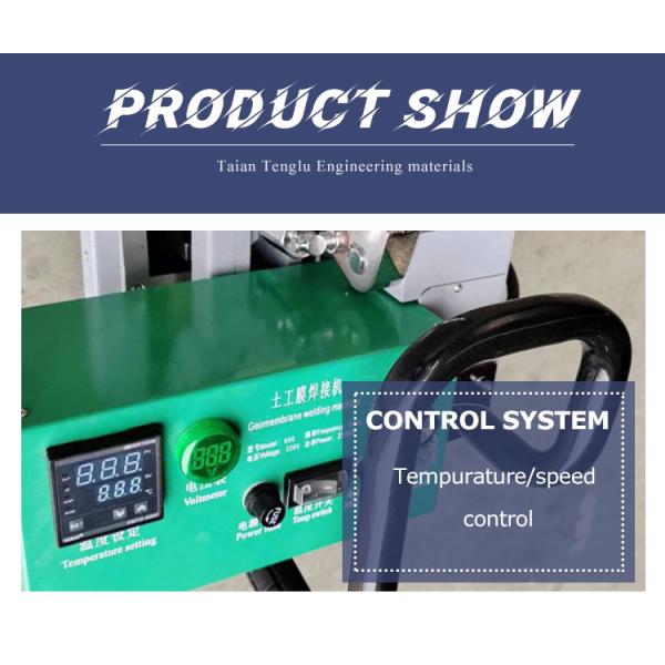 High power temperature control 900 geomembrane welder for welding pond liner landfill
