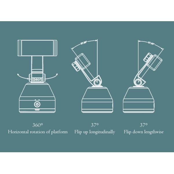Держатель отслеживать объекта 360 градусов, 5H возражает отслеживая держатель телефона