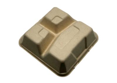 Empacotamento de alimento da cana-de-açúcar Compostable da polegada 9 Inch×9 bio