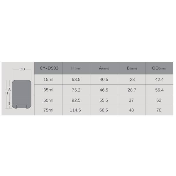 Replaceable Deodorant Stick Packaging JL-RD008 15g 35g 59g 75g
