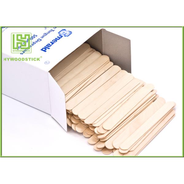 100% Birch Wood Puritan Tongue Depressors , Hospital Large Tongue Depressors