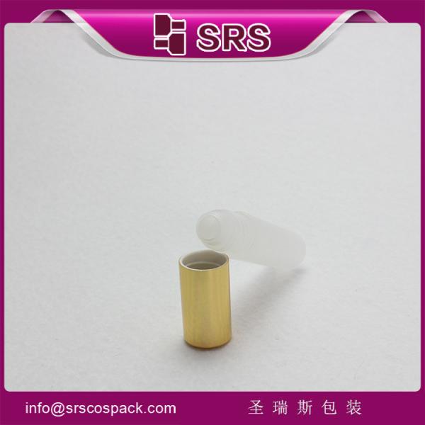 wholesale 1/6oz 5ml plastic empty perfume roll on bottle with stainless stell roller ball