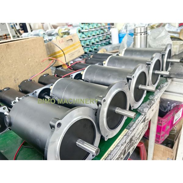 NEMA 56C Frame 3/4HP (0.75HP) 24V DC Permanent Magnet Brushed PMDC Motor, 1750RPM / 1800RPM Variable Speed Brush DC Motor for Industrial Conveyor AGV