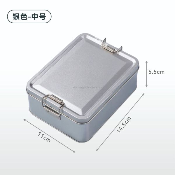 Spot Lock Pastry Cake Tin Cans with Silver Buckle Candy Jar Pulley Buckle Box