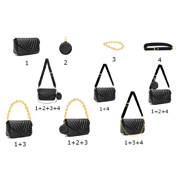 Stylish Designer Small Quilted Crossbody Bag For Women