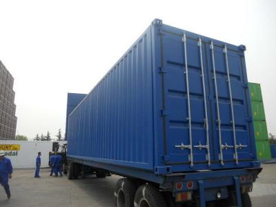 Transportation Insulated Shipping Container , Steel Storage Containers Side Open