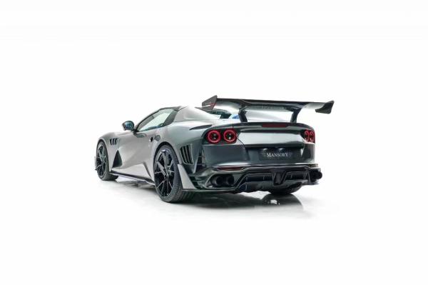 Pour la Ferrari 812 Kit de carrosserie en fibre de carbone 812 Style MSY mis à niveau en fibre de carbone avant et arrière pare-chocs spoiler aile