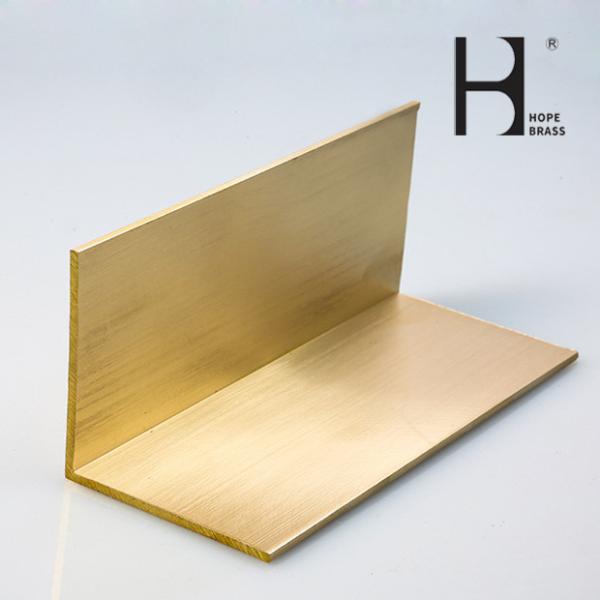 Corrosion Resistant Hbp59-1 Brass L Profile With Mill Finish Surface