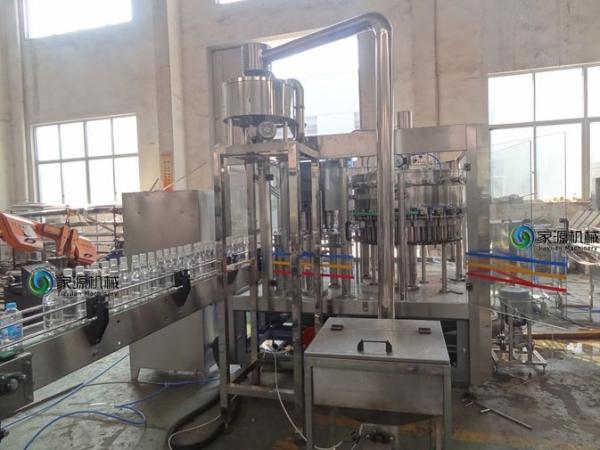 PET Bottle Carbonated Drink Filling Machine / 8Kw Power Drink Canning Machine