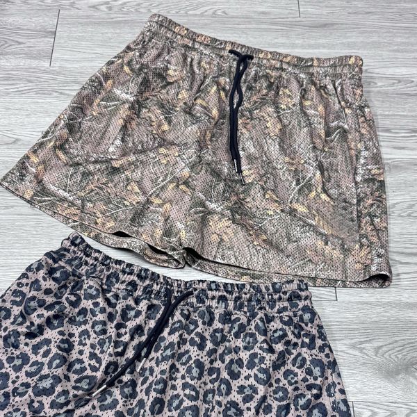 Shorts Manufacturer High Quality Sublimation Mesh Retro Camo Printed Shorts for Men Custom Polyester Casual Camouflage Shorts