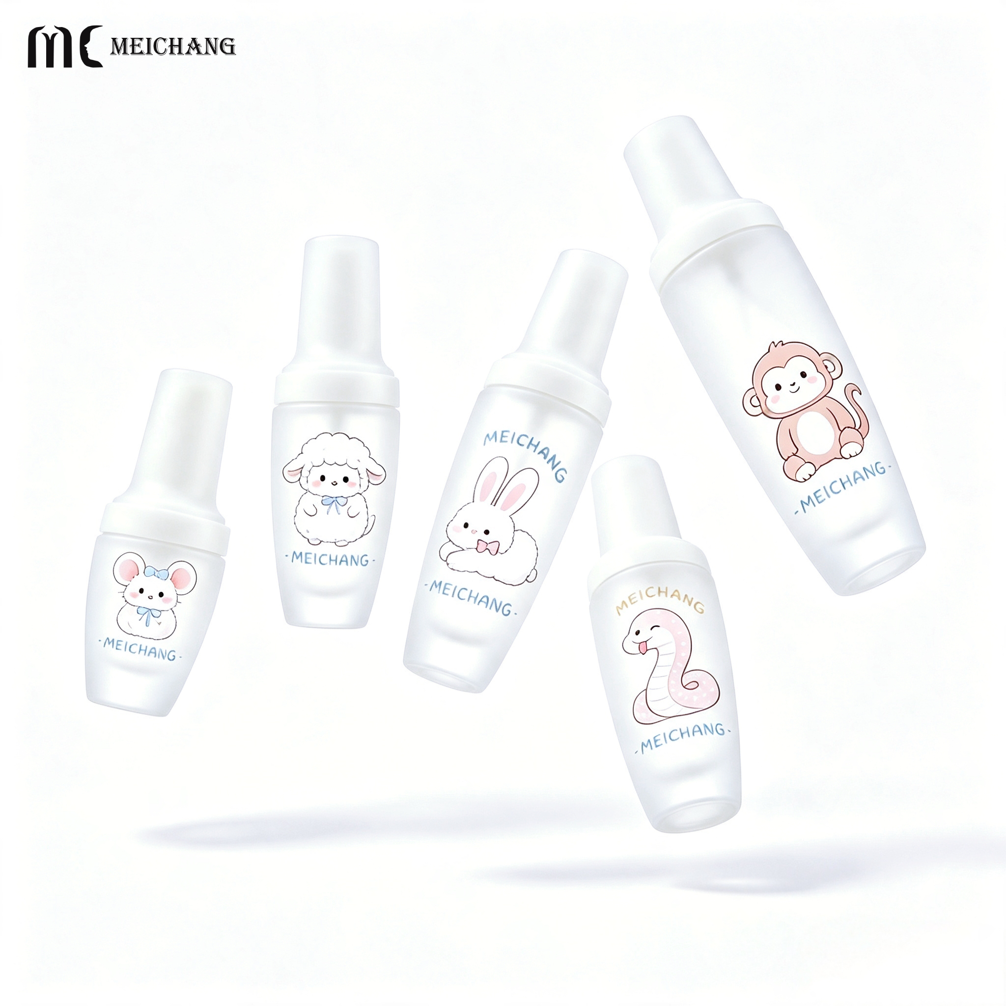 Premium Glass Skincare Packaging Set with Optional Amber Light-Blocking Cream Jar & Serum Bottle Collection(MC-314)