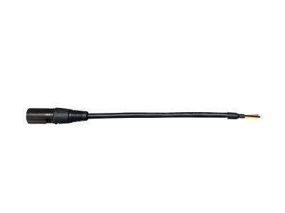 Straight Head Three Core Wire Harness Assembly Custom Wire Harness 200mm
