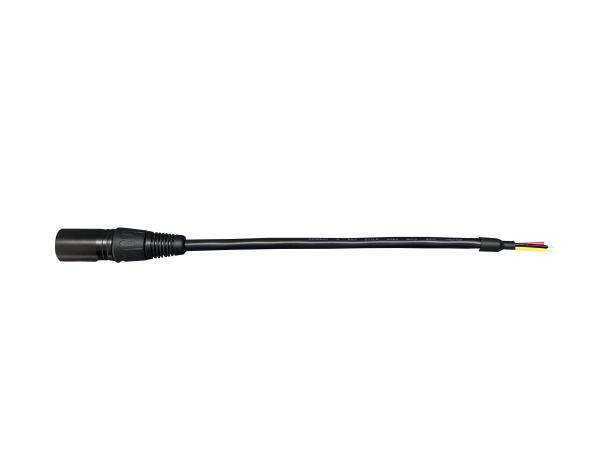 Straight Head Three Core Wire Harness Assembly Custom Wire Harness 200mm