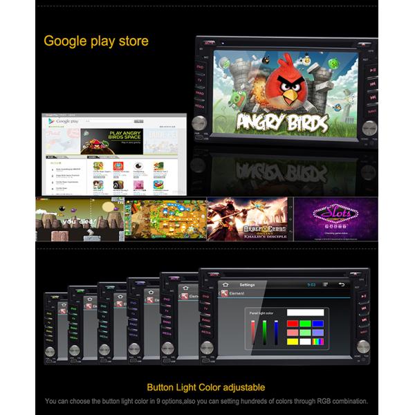 Ouchuangbo Auto Radio Player for Universal Car DVD Android 4.2 Sat Navigation Stereo System OCB-2812B