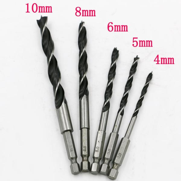 High Carbon Steel Hex Shank Wood Drill Bits