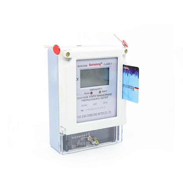 DDSY5558 Keypad Electric Meter Token Single Phase Sts Prepaid Energy Meter