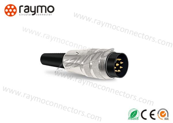 Design compacto coaxial plástico do conector de alimentação do metal testado concordando mil.