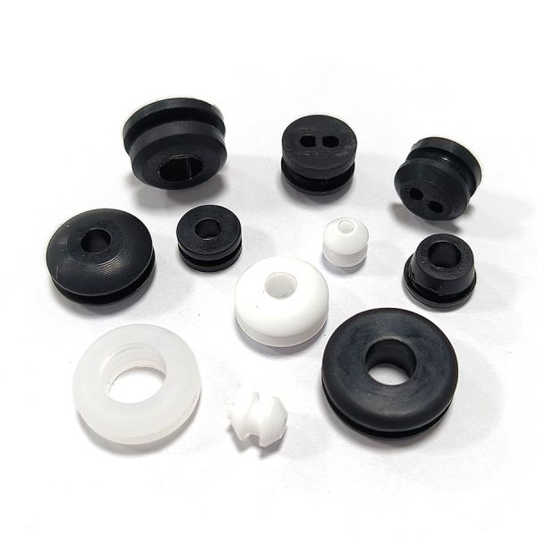 Welcome OEM/ODM High Temperature Resistant Silicone Drill Ring Wire Gasket Hole Sealing Cable Rubber Products