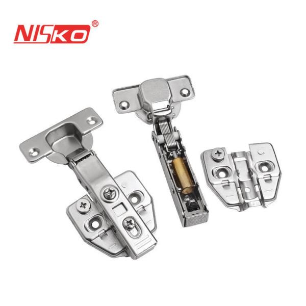 Bisagra metálica para armario doméstico AF-07, ajustable en 3D, 110° con cazoleta de 35 mm