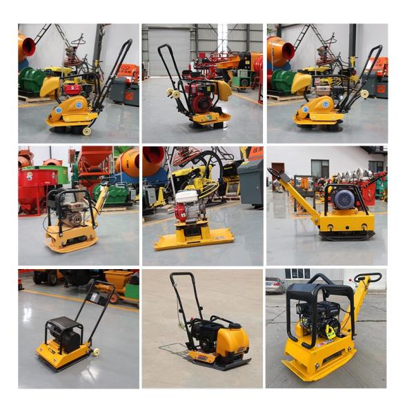 Ground Compaction Electric Vibrating Plate Compactor with Centrifugal Force of 50KN
