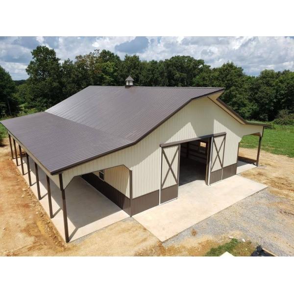 Предварительно изготовленный стальной каркас Склад Строительство Металлические строительные комплекты Стальная конструкция Шэд Мастерская