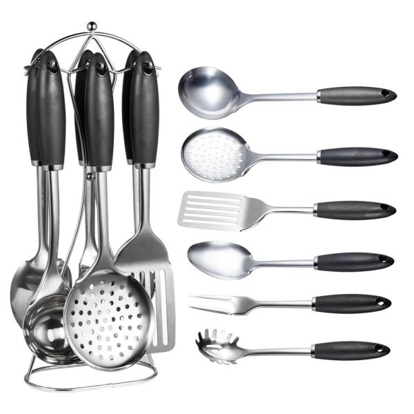 7-Piece Stainless Steel Cooking Utensils for Home and Kitchen Appliances Accessories