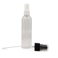 Botella de pulverización de niebla fina de plástico transparente para mascotas 120 ml