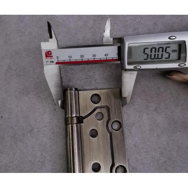 4 Inch Butterfly Gate Hinges , Butterfly Leaf Hinge 2.5mm Thickness