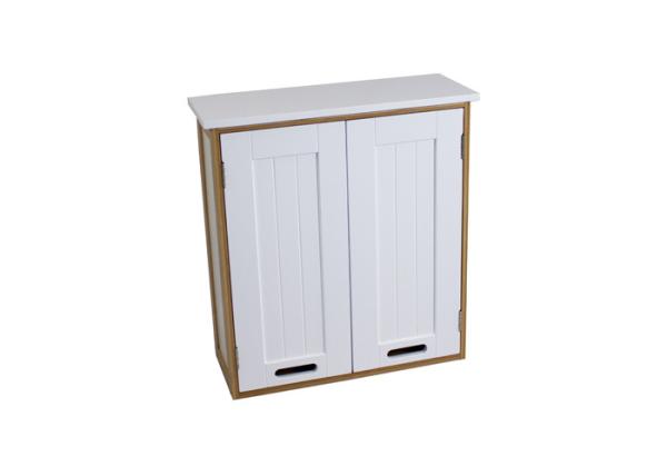 48cm Length MDF And Bamboo Bathroom Wall Cabinet