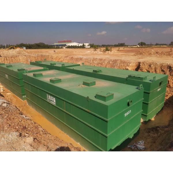 Промышленное оборудование обработки сточных вод, подземный Containerised завод нечистот