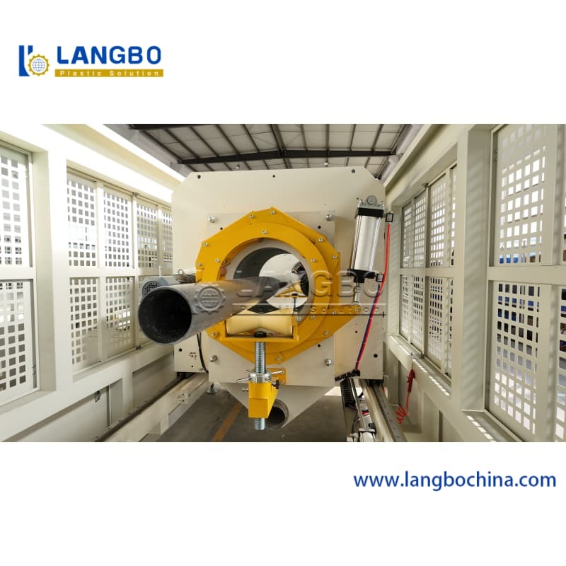 PVC Pipe Extrusion Machine with 16-630mm Pipe Diameter Conical Twin Screw and PLC Control System for High Efficiency Production