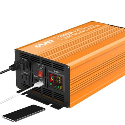 A única saída entrou o inversor do poder do veículo de 24V 2000W